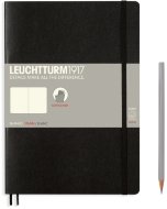 Записная книжка Leuchtturm Composition В5 (нелинованная), 123 стр., мягкая обложка, черная