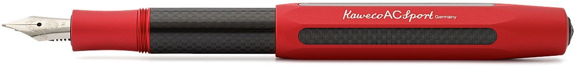 Ручка перьевая AC Sport M 0.9мм красный корпус с черными вставками
