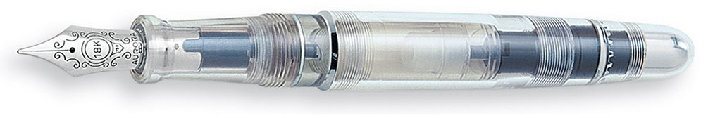 Ручка перьевая Aurora Limited Edition Demonstrator (прозрачная смола, золото)