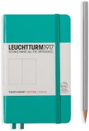 Записная книжка Leuchtturm A6 (в точку), 187 стр., твердая обложка, изумрудная