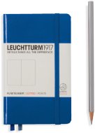Записная книжка Leuchtturm A6 (в точку), 187 стр., твердая обложка, королевски-синяя