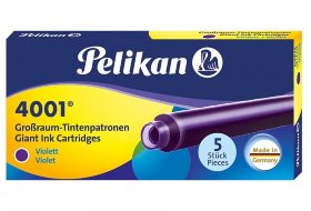 Картридж для ручек перьевых Pelikan Giant GTP/5,  фиолетовый,  5 шт