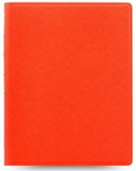 Тетрадь Filofax SAFFIANO A5 PU 56л линейка, съемные листы, спираль двойная, оранжевый