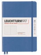Записная книжка Leuchtturm A5 (в точку), 251 стр., твердая обложка, деним