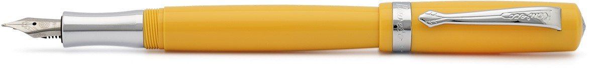 Ручка перьевая STUDENT BB 1.3мм жёлтый корпус с хромированными вставками