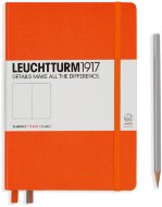 Записная книжка Leuchtturm A5 (нелинованная), 251 стр., твердая обложка, оранжевая