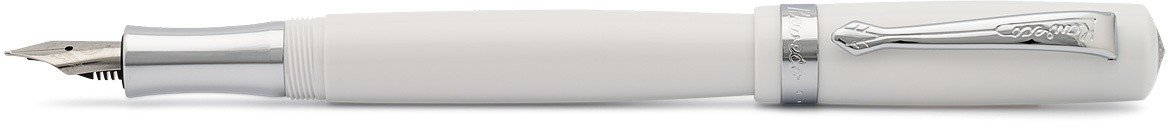 Ручка перьевая STUDENT EF 0.5мм белый корпус с хромированными вставками