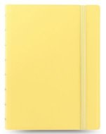 Тетрадь Filofax CLASSIC PASTELS A5 PU 56л линейка, съемные листы, спираль двойная, желтый